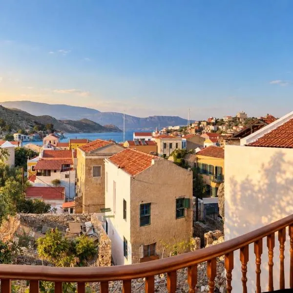 Twin vista getaway, hotel sa Megisti