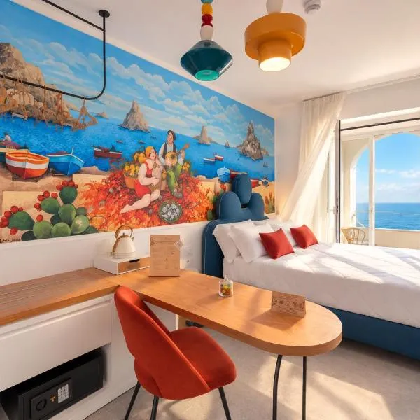 Albergo Dipinto BaccoFurore, hotel em Furore