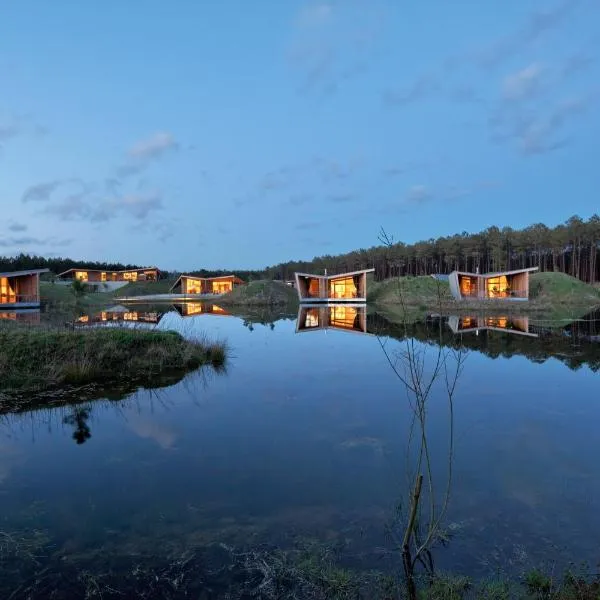 Les Échasses Golf & Surf Eco Lodge、Saubionのホテル