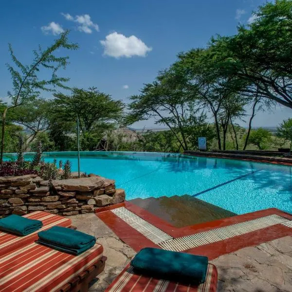 Serengeti Serena Safari Lodge, hotel v národním parku Serengeti