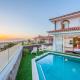 LUXURY WHITE VILLA with sea view, heated pool