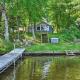 White Lake Home with Patio, Fire Pit, Boat Dock!, Waupaca