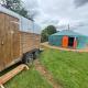Beautiful Rural Yurt with Wood Fired hot tub, Redlynch (fotografie 9)