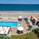 Beachfront villa Turquoise with private pool, BBQ and ping pong table, Chania