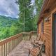 Quaint Log Cabin with Views Near West Jefferson, Warrensville