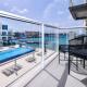 Stylish luxury condo, central location, ocean view, pool, gym Oranjestad - Foto 3