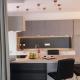 Charming apart with a big terrase and fireplace