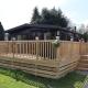 HEDDFAN, Luxury 3 bedroom timber lodge, Now with WiFi, Caer Beris Holiday Park, Builth Wells, SORRY NO TRADESMEN OR CONTRACTORS ALLOWED - Fotografie 1