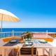 Beachfront triplex with swimming pool & parking