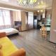 Orange apartment with panoramic view, Bischkek