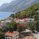 Apartments with parking space Brela, Makarska - 6907