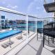 Stylish luxury condo, central location, ocean view, pool, gym Oranjestad - Foto 8