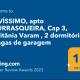 NOVÍSSIMO, apto CHURRASQUEIRA, Cap 3, Capitânia Varam , 2 dormitórios, 2 vagas de garagem Guarujá - Photo 5