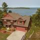 Spacious Leech Lake Home on 2 Private Acres, 200' of lake shore 15 Minutes to Walker with boat lift, dock, swimming, fire pit, Walker
