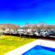 Beautiful apartment 75m2 with view at the beach, pool, parking, Roses
