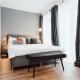 City-Studio im Innenhof mit Boxspring-Bett und Community-Raum Münster - Foto 4