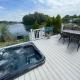 Lakeside Retreat 1 with hot tub, private fishing peg situated at Tattershall Lakes Country Park, Tattershall