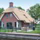 Villa in Friesland with Waterfront Garden