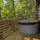 Cabin #6 with hot tub deck and sunset view at Loblolly Pines Eureka Springs - Foto 5