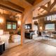 Luxury Megève Chalet, sleeps 8 with Mountain Views and Jacuzzi