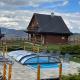 Domki Zagroda Domek z bala z basenem & sauna & balia z hydromasażem, Słopnice
