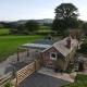 Romantic country cabin with log burner, spectacular views, spa hot tub - Brecon Beacons National Park