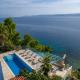 Seafront Villa Azzurro with heated pool