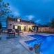 Romantic mediterranean villa with pool near sandy beach by Traveler tourist agency Krk ID 2167