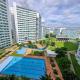 QE811 Cozy 1 BR & Sofa Bed Free WiFi & Pool Access, Manila - Fotografie 2