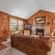 Classic Log Cabin with Fireplace on Quiet River