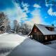Traditional deer Cabin with Sauna