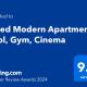 1 Bed Modern Apartment, Pool, Gym, Cinema Lahore - Foto 7