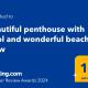Beautiful penthouse with pool and wonderful beach view, Oliva (photo 3)