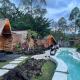 Triangular house and hot spring Kubupenlokan - Foto 4