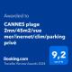 CANNES plage 2mn/45m2/vue mer/inernet/clim/parking privé, Cannes - Photo 1