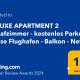 DELUXE APARTMENT 2 Schlafzimmer - Aufzug - kostenlos Parken - Balkon - Messe Flughafen, Leinfelden-Echterdingen - Kuva 4