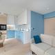 Pastel Blue Studio Grunwald with Garden & Parking Poznań by Noclegi Renters