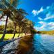 Tranquil holiday home on the water’s edge.