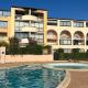 T2 rez de jardin plage piscines vue mer parking terrasse commerces, Six-Fours-les-Plages - Fotografie 2