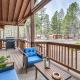Updated Deck and Fireside Table Pinetop Cottage