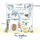Villa Maison Eveline mit Hästens Betten & Privat Spa - chez Douverne, Sommerach (photo 5)
