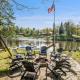 Lakefront Oasis with Private Beach, Sleeps 8
