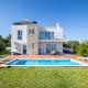 DIMITRA apartment with private pool and sea view -the ground floor of a two storey building, Daratso