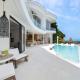 SKYLINE 9 - Spacious & Stylish LUXURY PANORAMIC SEAVIEW Villa with OUTDOOR Living & Kitchen, OUTDOOR CINEMA, PRIVATE GYM, SALT WATER POOL with JACUZZI in Plai Laem Ko Samui - Fotografie 4