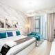 Escape24 Modern Apartment Bloom Tower Jumeirah Village Circle JVC Dubai, Dubaj - Fotografie 8