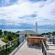 Sunset villa rooftop with swimming pool & Seaview