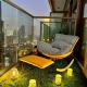3 King Beds - 7mins to Dubai Mall - High Floor Sun Set and Sea View, Dubái - Foto 4