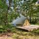 Camping la Kahute - Tente tipi au coeur de la fôret, Carcans