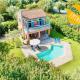 Beach Villa Simeoni with private pool by DadoVillas