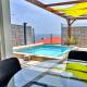 Villa Lanati cosy, piscine privative & vue mer, Case-Pilote